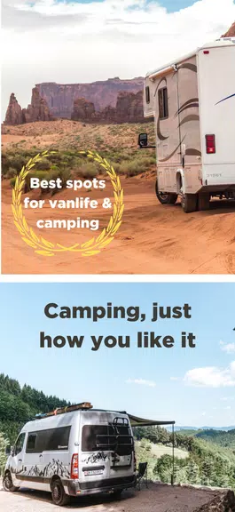 StayFree Vanlife Camping Sites应用截图第2张