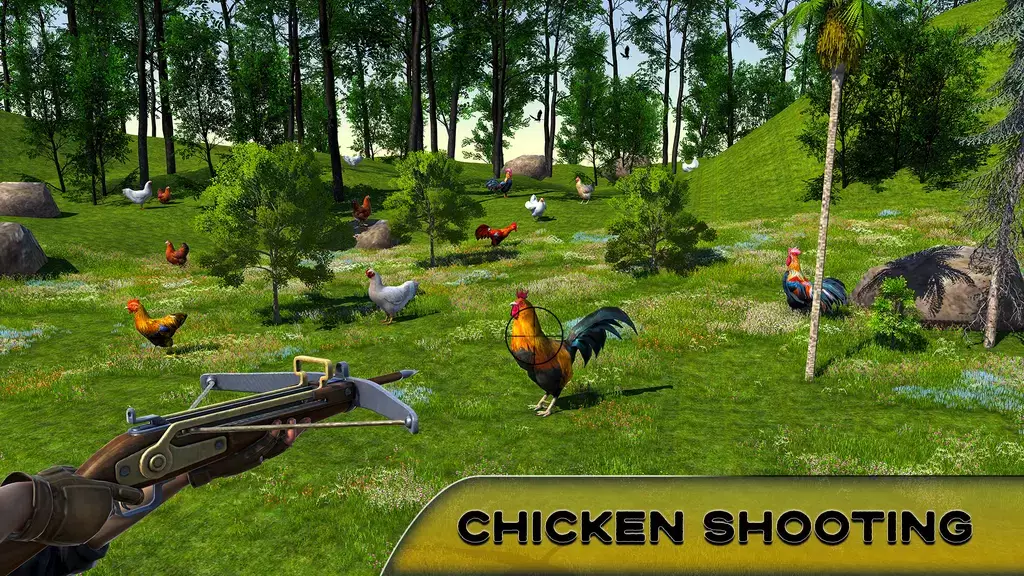 Chicken Hunting Challenge Game Скриншот 1