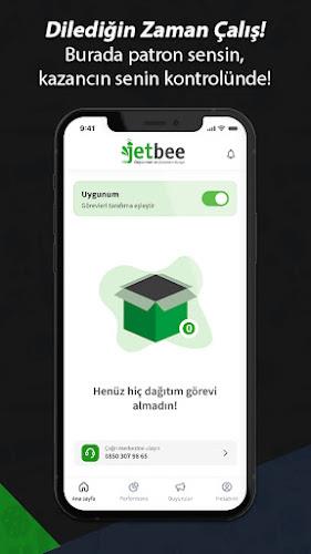 Jetbee -  Kurye Uygulaması स्क्रीनशॉट 2