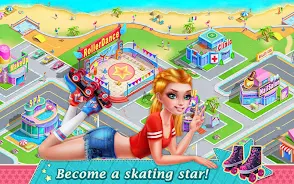 Roller Skating Girls Screenshot 2