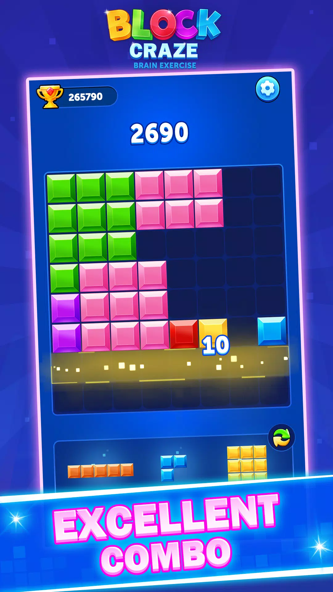 Block Craze：Brain Exercise Screenshot 1