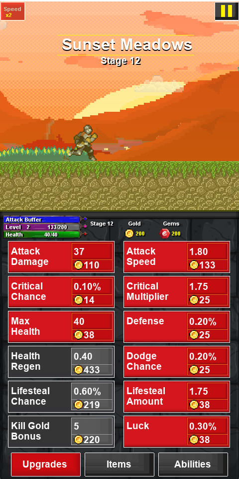 Knights Run Roguelite Defense ภาพหน้าจอ 1