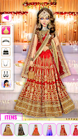 Indian Wedding Lehenga Game Captura de pantalla 3