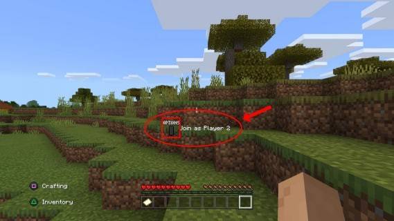 Minecraft의 스플릿 스크린