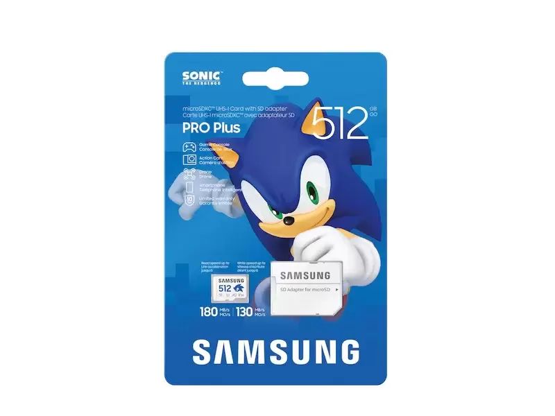 PRO Plus Sonic the Hedgehog™ + Adapter microSDXC 512GB