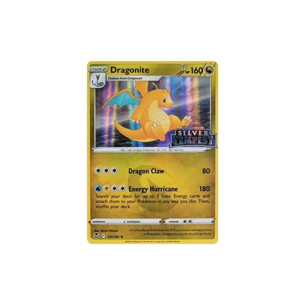 Dragonite 131/195 (Silver Tempest Stamped)