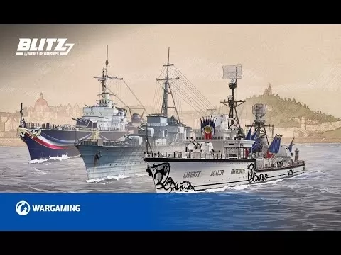 New French Navy Ships in World of Warships Blitz