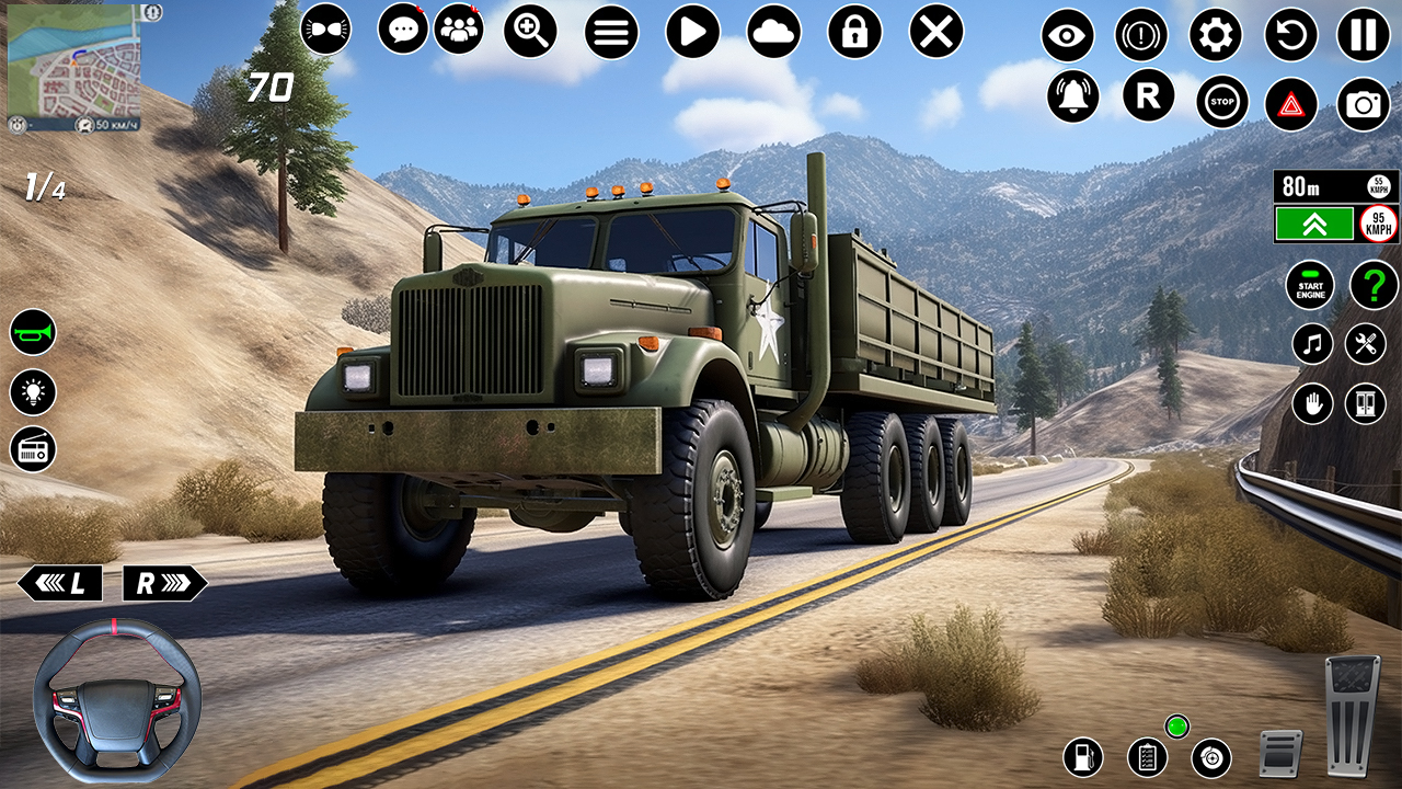 Army Cargo Driver - Truck Game Captura de tela 3