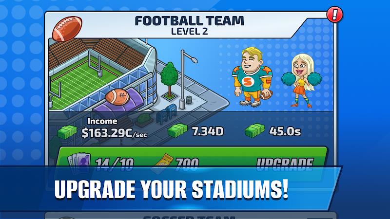 Sports Playoff Idle Tycoon Captura de tela 2