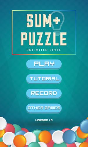 Sum+ Puzzle - Unlimited Level应用截图第3张