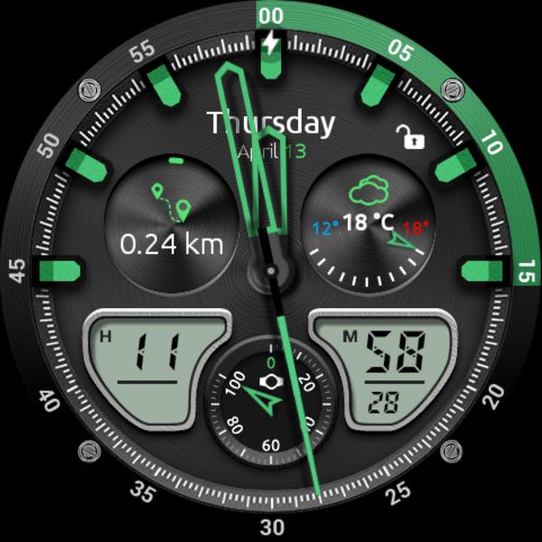 Fury Watch Face 스크린샷 2