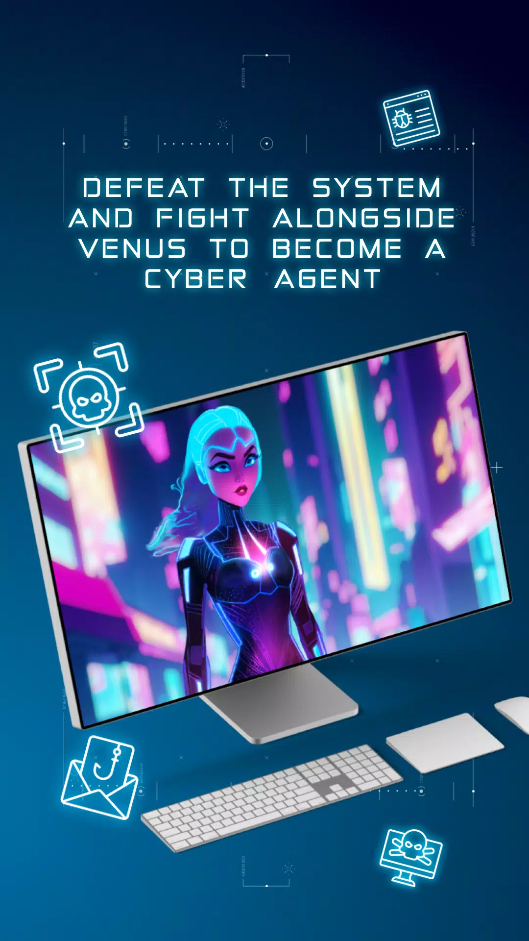 Cyber Agent, a hero rises স্ক্রিনশট 1