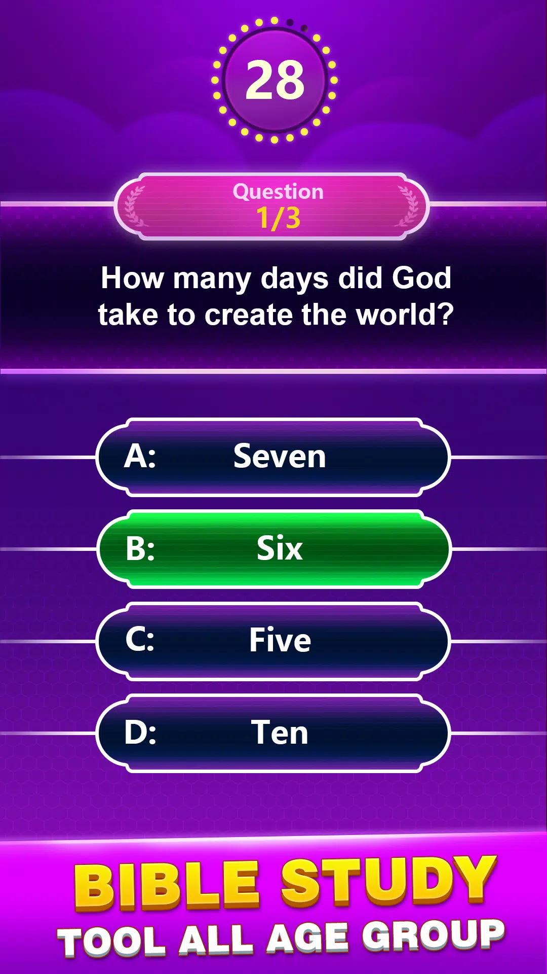 Bible Trivia Zrzut ekranu 0