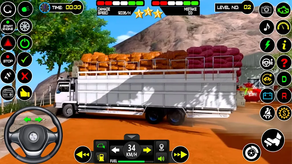 US Mud Truck Transport Game 3D Captura de tela 2