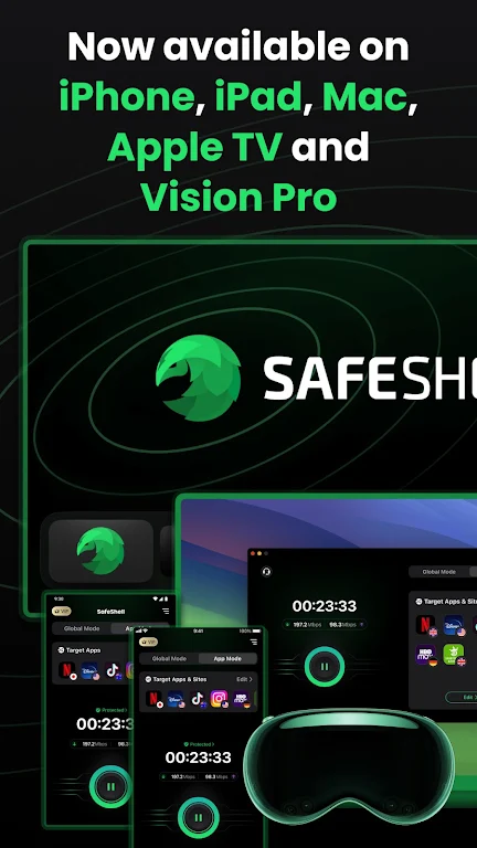 SafeShell VPN - Stream Freedom應用截圖第3張