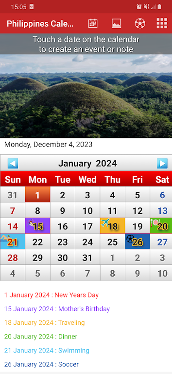 Philippines Calendar 2024 Screenshot 2