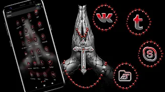 Jesus Cross Launcher Theme Screenshot 2