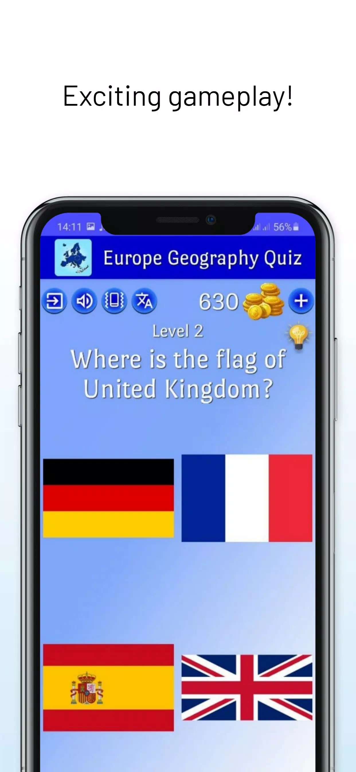 Europe Geography Quiz Captura de tela 2