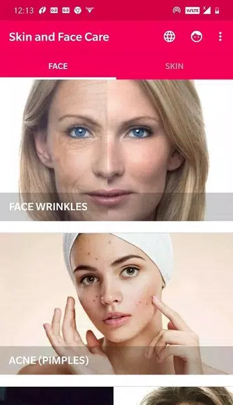 Skin and Face Care - acne, fai Captura de tela 0