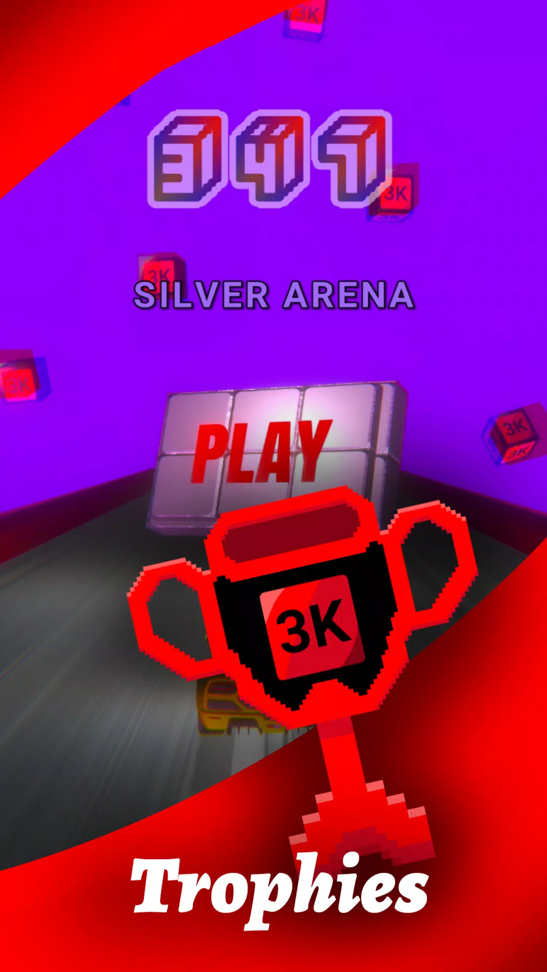 Cube Run 3K Captura de tela 0