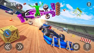 Formula Car Crash Mad Racing Zrzut ekranu 0