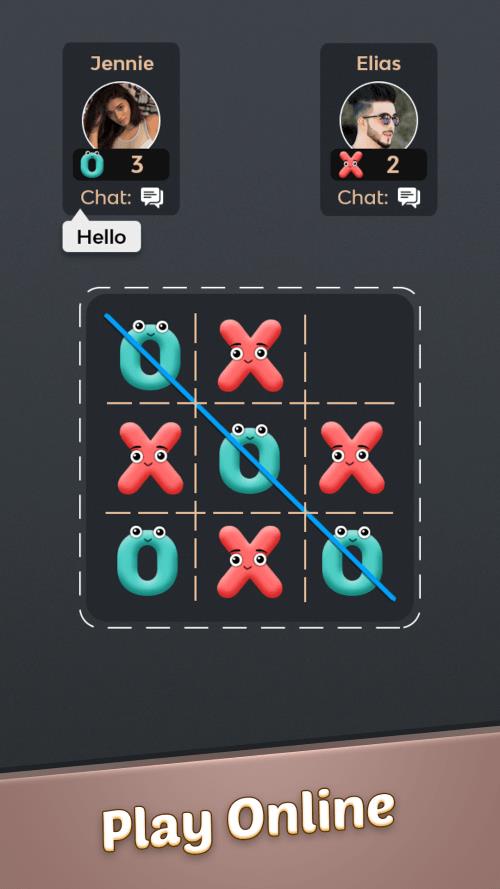 Tic Tac Toe Emoji Скриншот 0