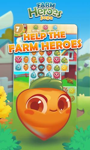 Farm Heroes Saga स्क्रीनशॉट 0