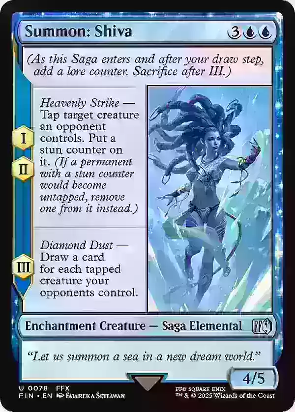 Shiva Summon Card