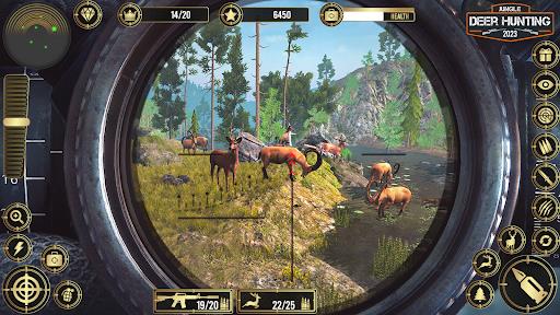 Jungle Deer Hunting Games 3D Ảnh chụp màn hình 2