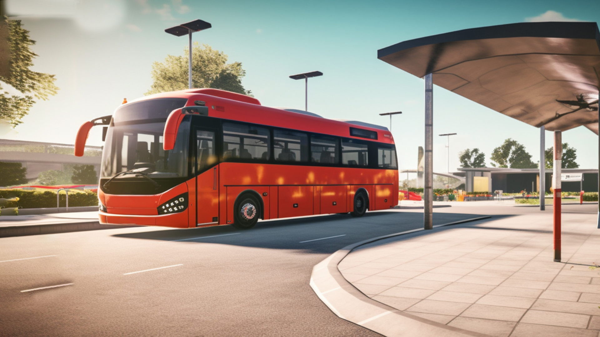 US Bus Simulator: 3D Bus Games スクリーンショット 1