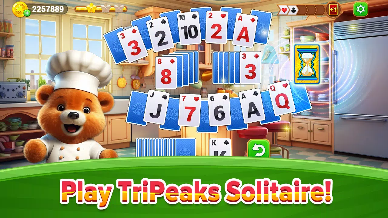 Cooking Solitaire Chef Bear Screenshot 0