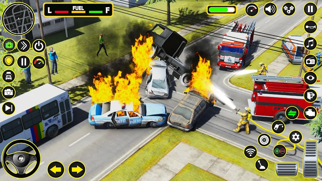 Fire Truck Firefighter Rescue Screenshot 0