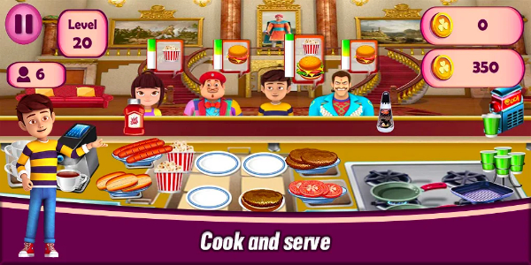 Rudra Cooking Restaurant Game スクリーンショット 0