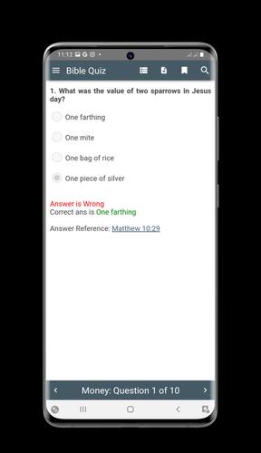Bible Quiz Captura de pantalla 1