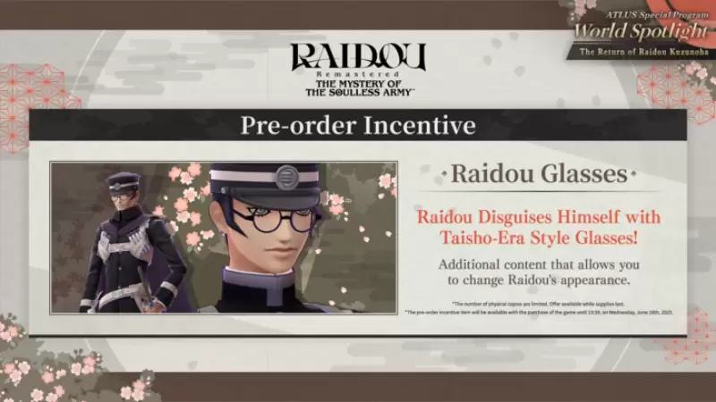 Raidou Remastered w przedsprzedaży i DLC