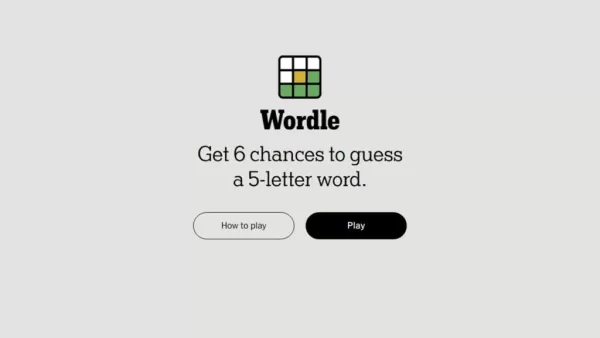 Image via NYT Wordle