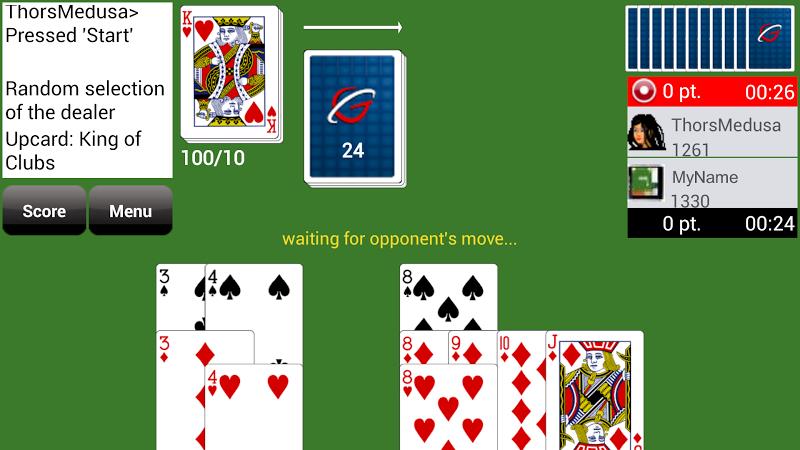 Gin Rummy GC Online Captura de pantalla 0