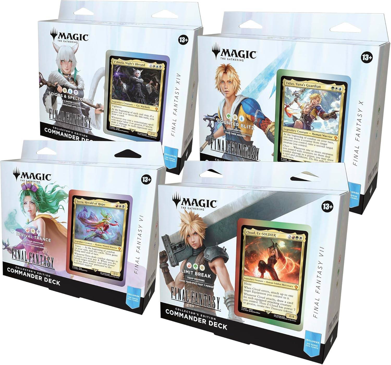 MTG Final Fantasy Collector's Edition Commander Deck Bundle