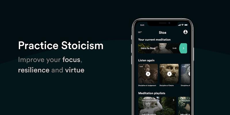 Stoa: Stoic Meditation ဖန်သားပြင်ဓာတ်ပုံ 0