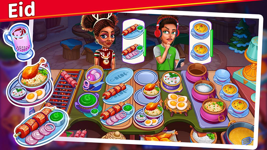 Christmas Food Shop - Cooking Restaurant Chef Game স্ক্রিনশট 3