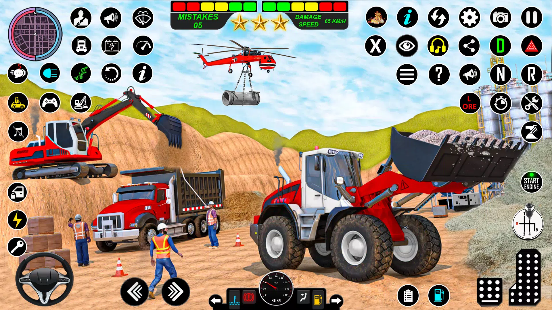 Snow Excavator Simulator Game स्क्रीनशॉट 2