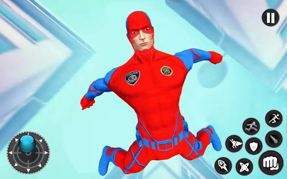 Captain Super Hero Man Game 3D ဖန်သားပြင်ဓာတ်ပုံ 0