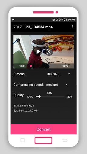 Smart Video Compressor resizer (MOD) Скриншот 1