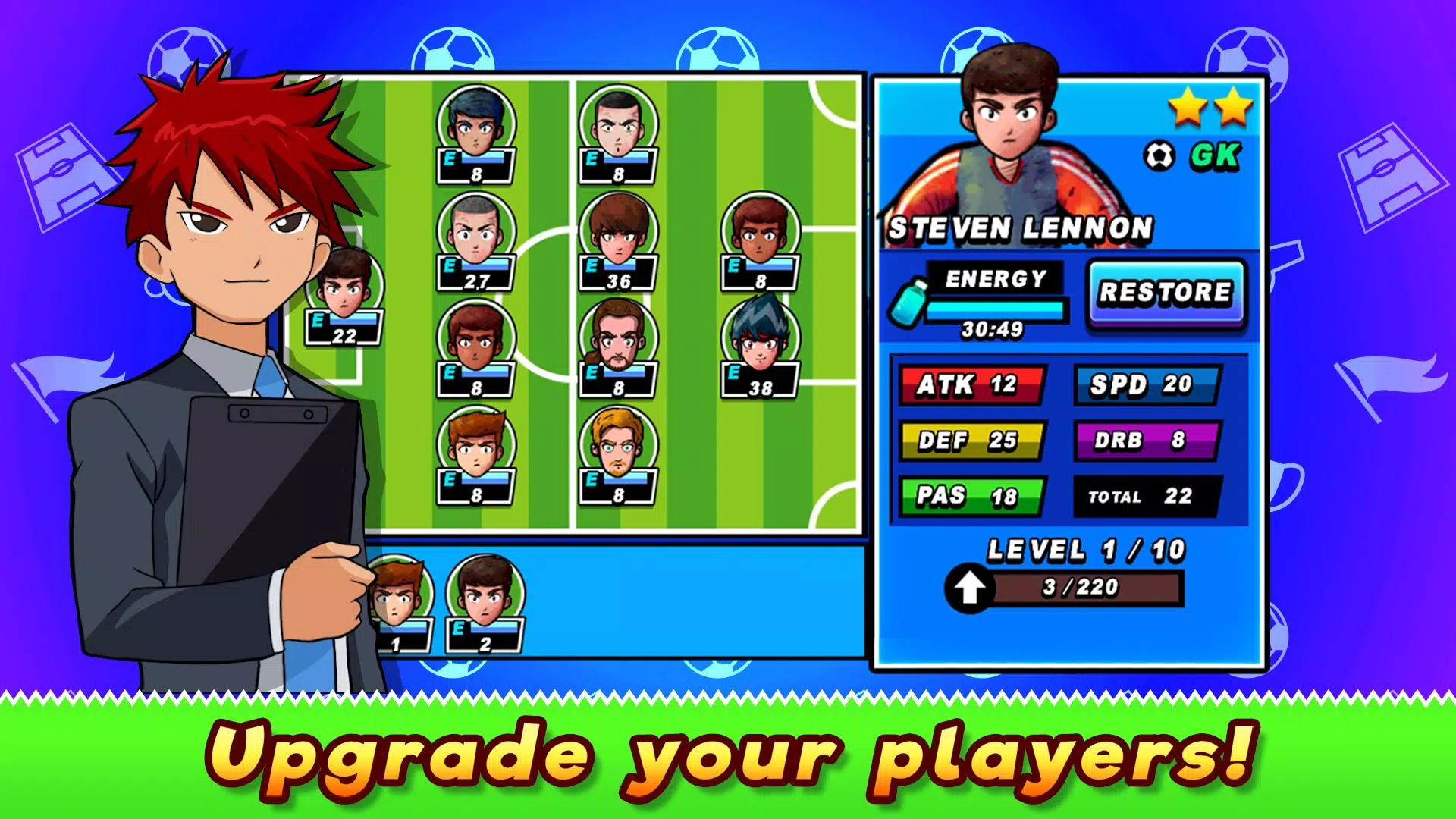 Soccer Heroes RPG Скриншот 1