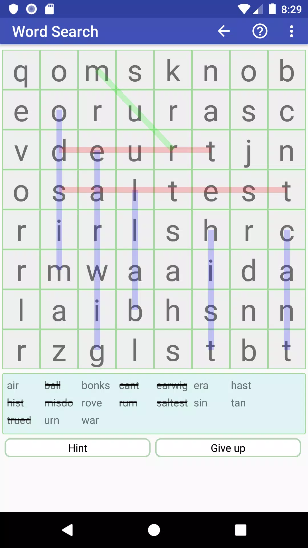 WGC Word Game Collection Captura de pantalla 1