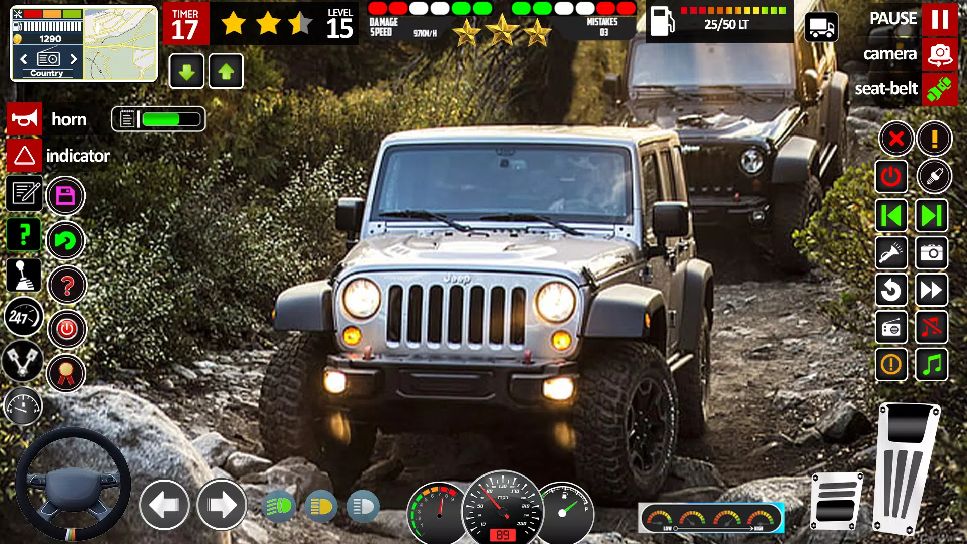 Jeep Driving Game 3d Simulator Captura de tela 1