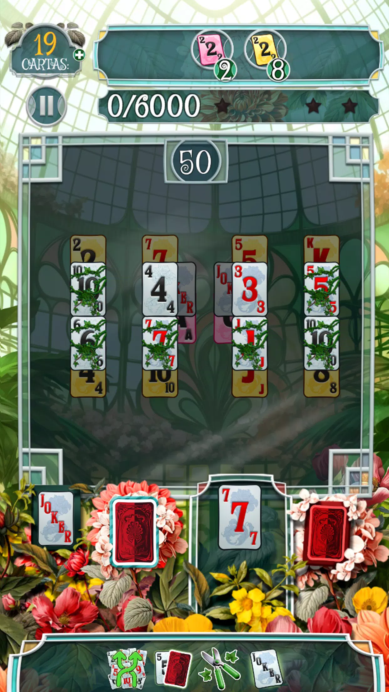 Greenhouse Solitaire TriPeaks Screenshot 0