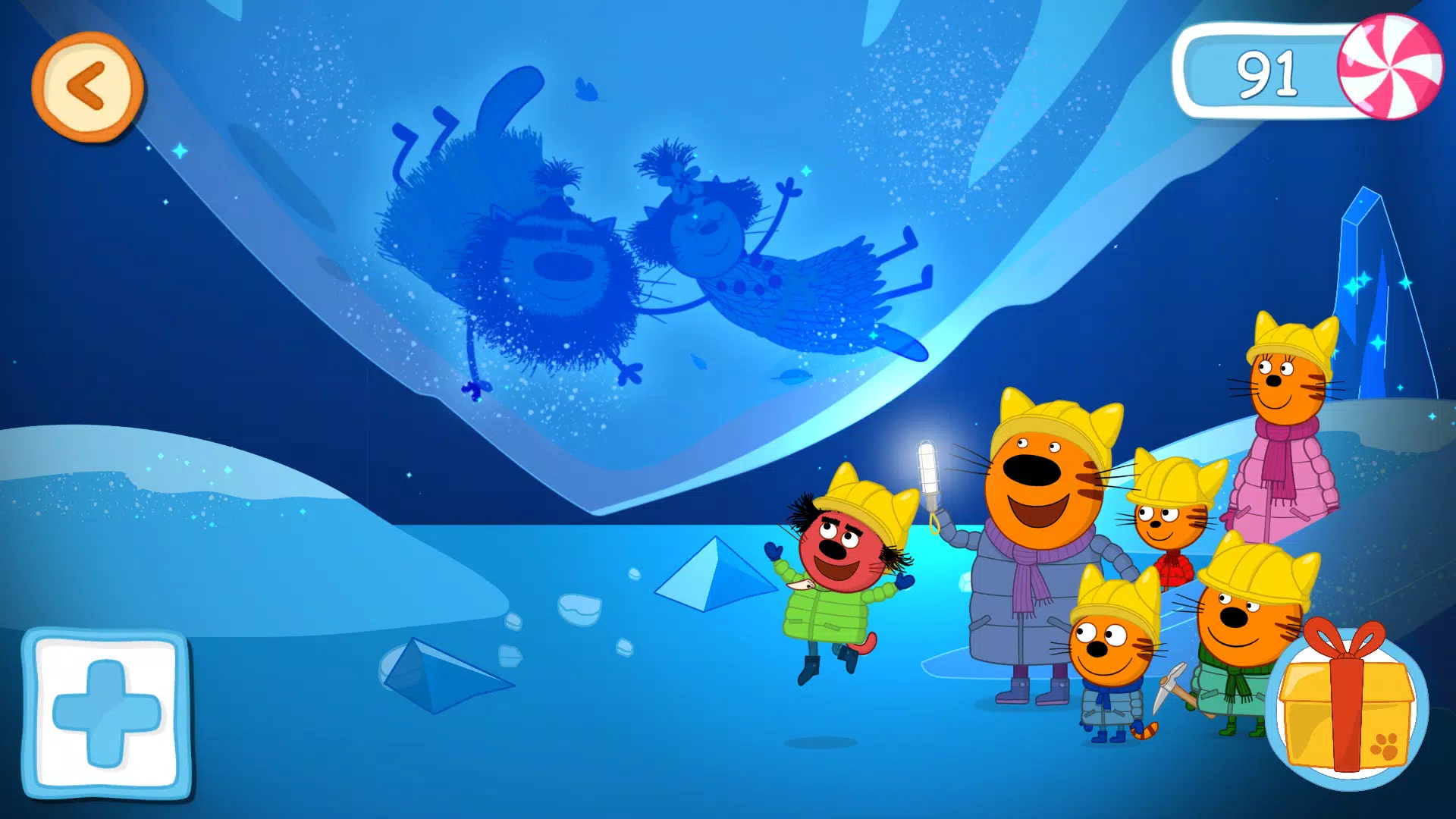 Kid-E-Cats: Winter Holidays Captura de pantalla 1