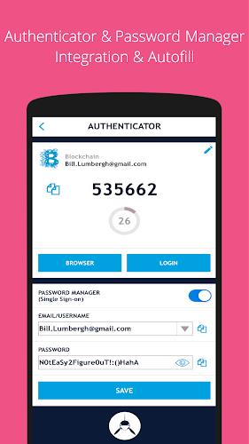 SAASPASS Authenticator 2FA App Скриншот 1