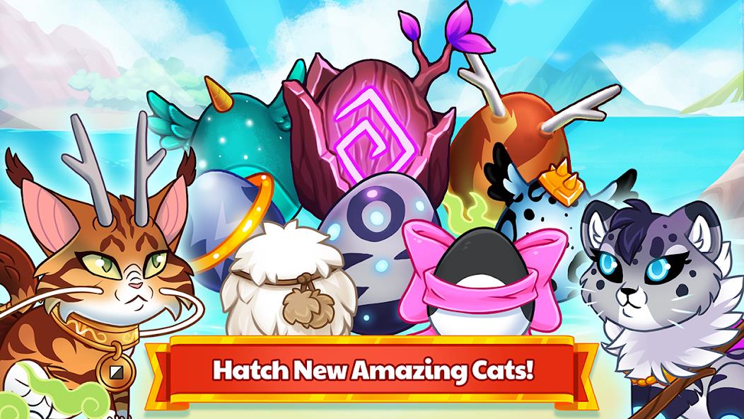 Castle Cats - Idle Hero RPG 스크린샷 1